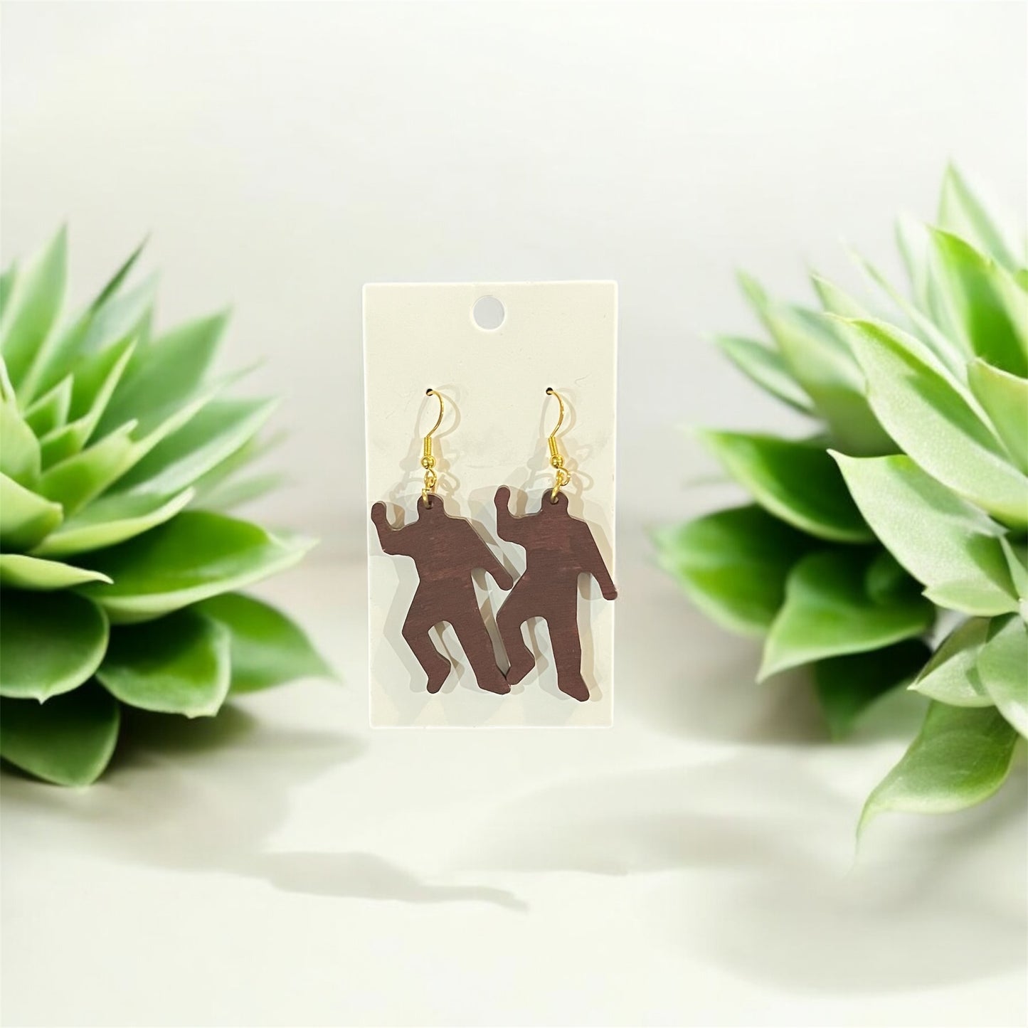 Bigfoot Silhouette Earrings