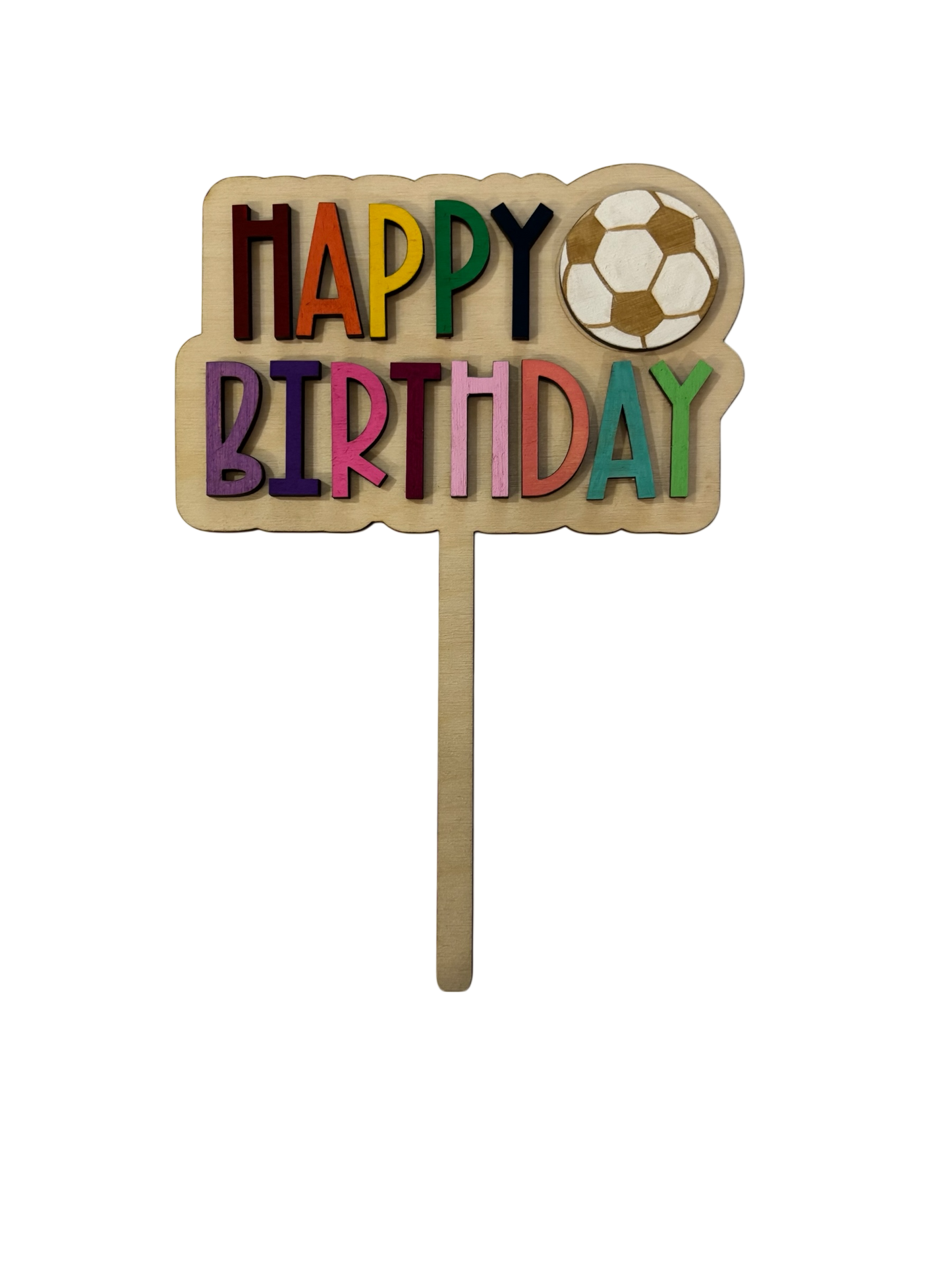 Happy Birthday Sports Ball Cake Topper
Basketball, Soccer, Baseball, Volleyball, Tennis