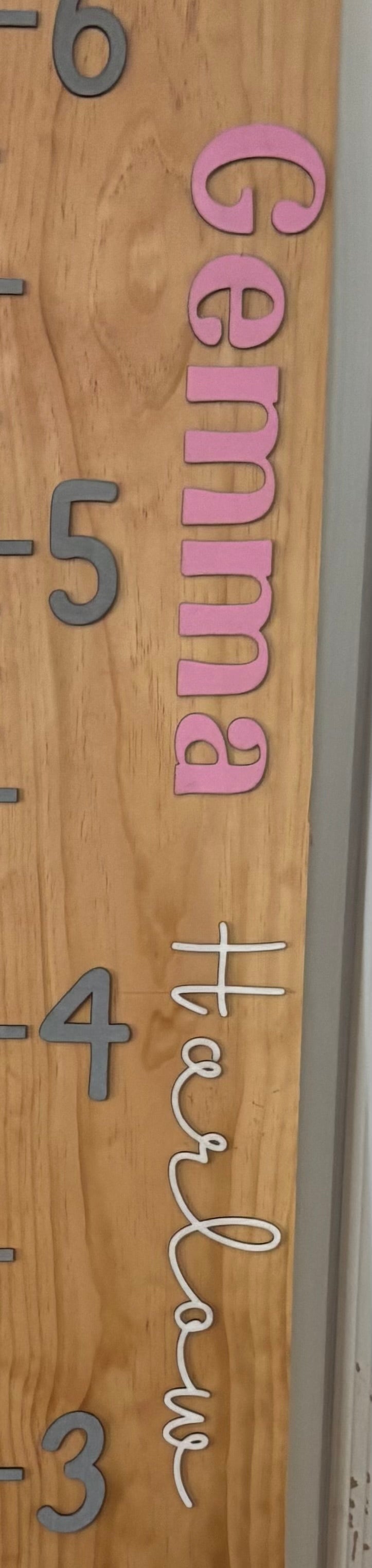 Personalized Wooden Growth Chart Ruler