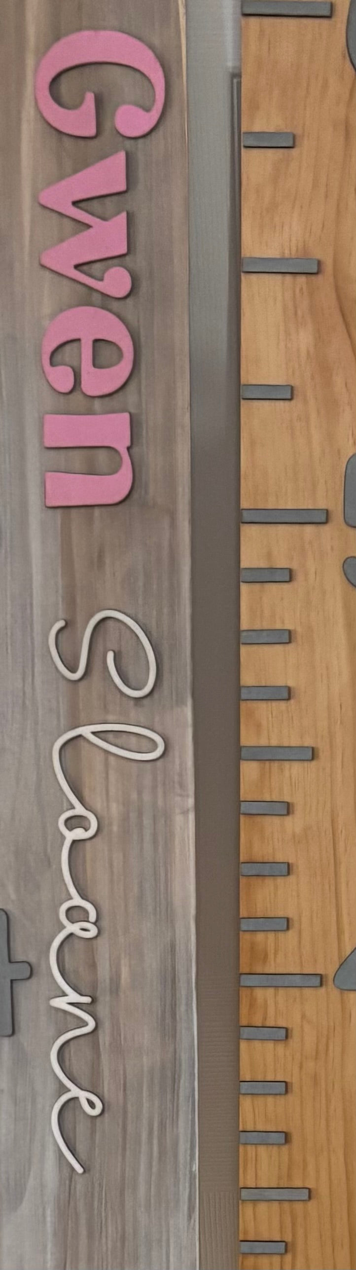 Personalized Wooden Growth Chart Ruler