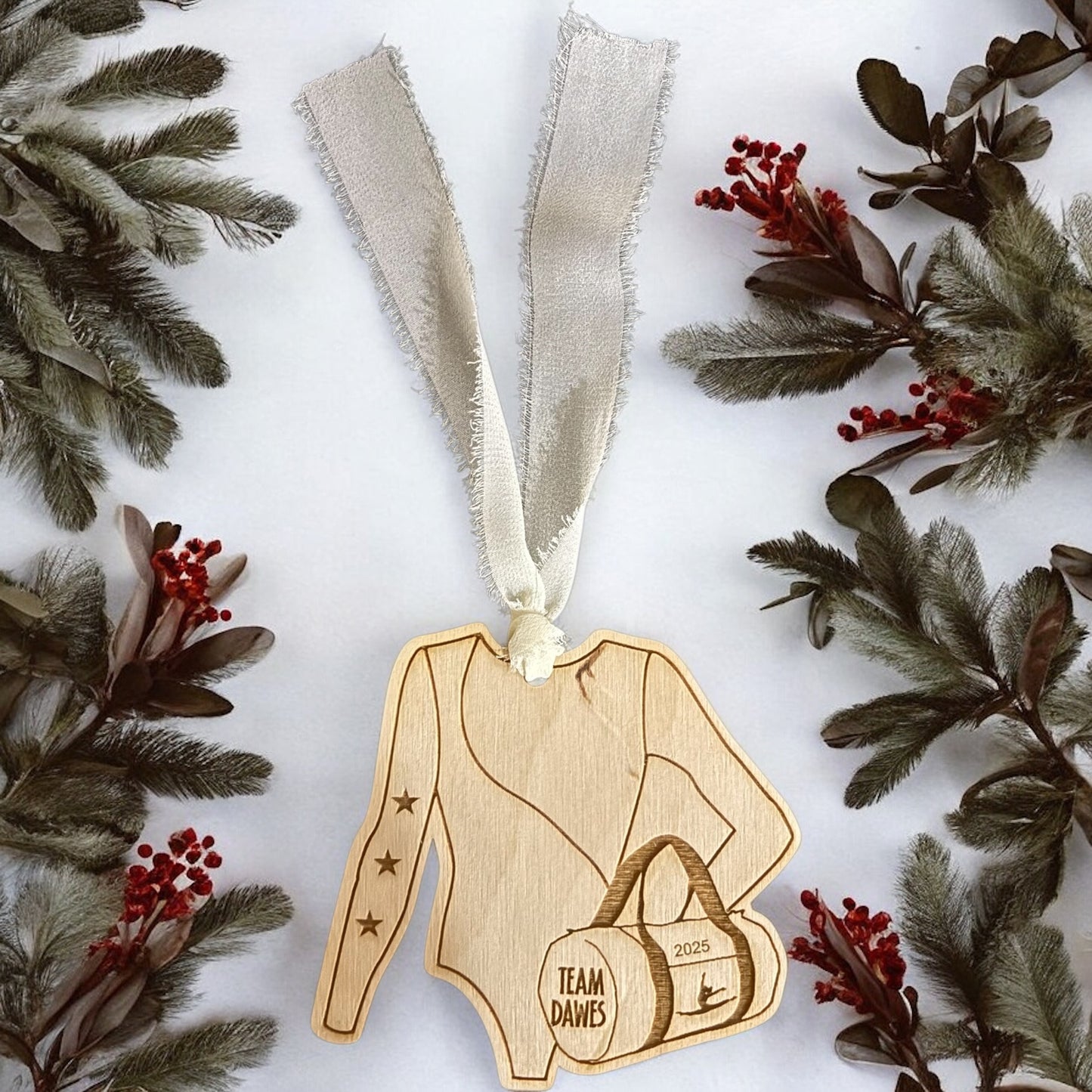 Personalized Gymnastics Team Ornament