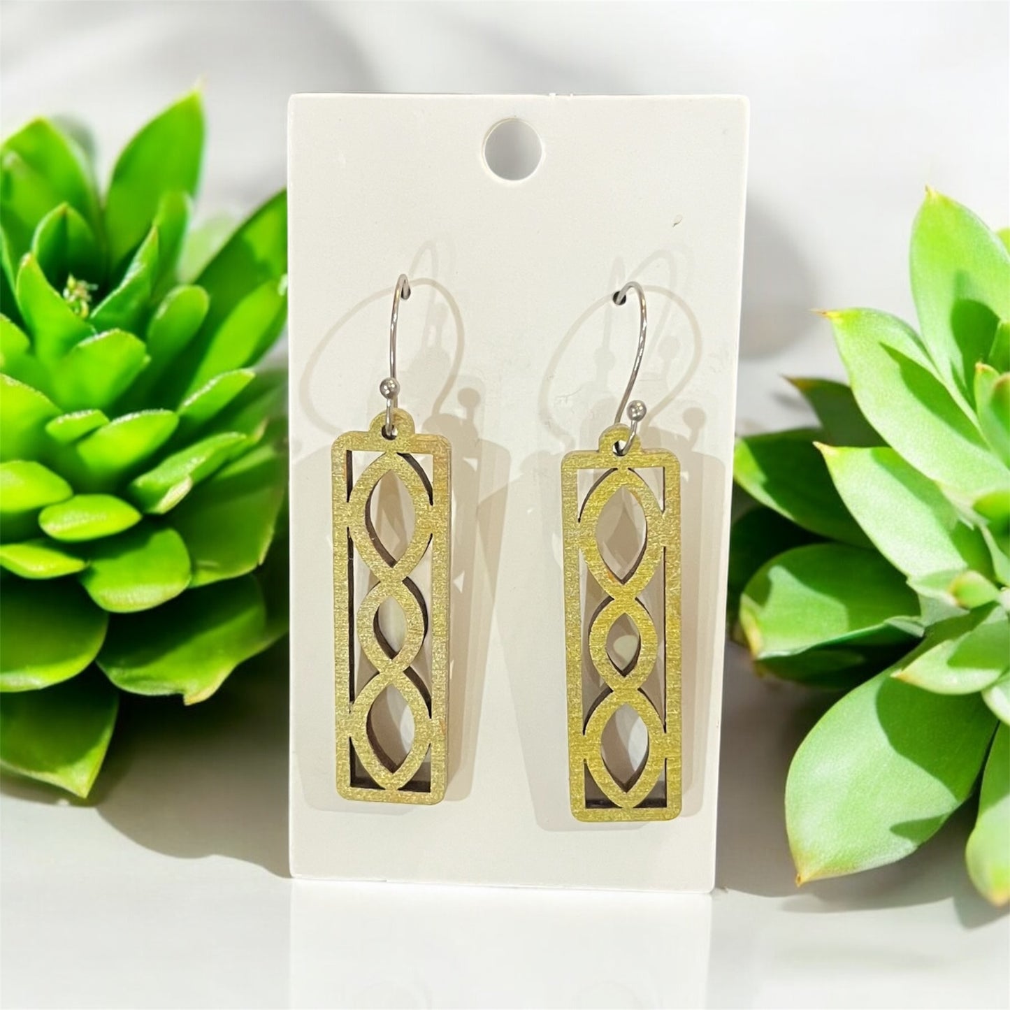 Infinity Bar Earrings