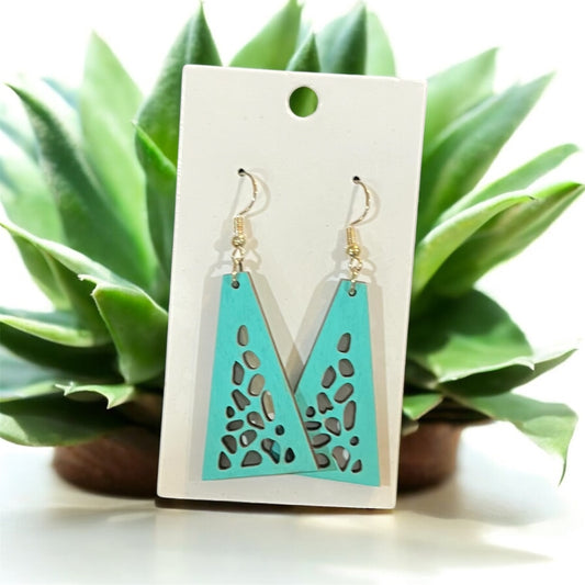 Triangle Cutout Earrings