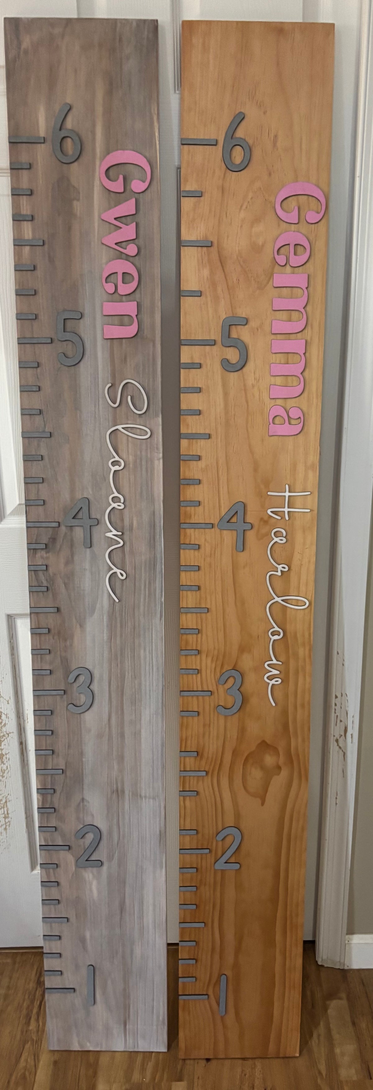 Personalized Wooden Growth Chart Ruler