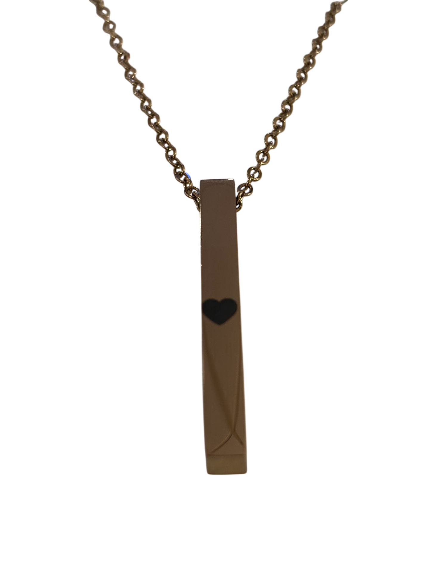 Engravable Vertical Bar Necklace | Stainless Steel | Silver, Gold, or Rose Gold