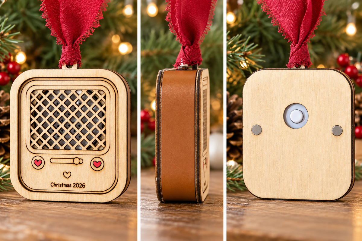 Voice Recording Keepsake Ornament