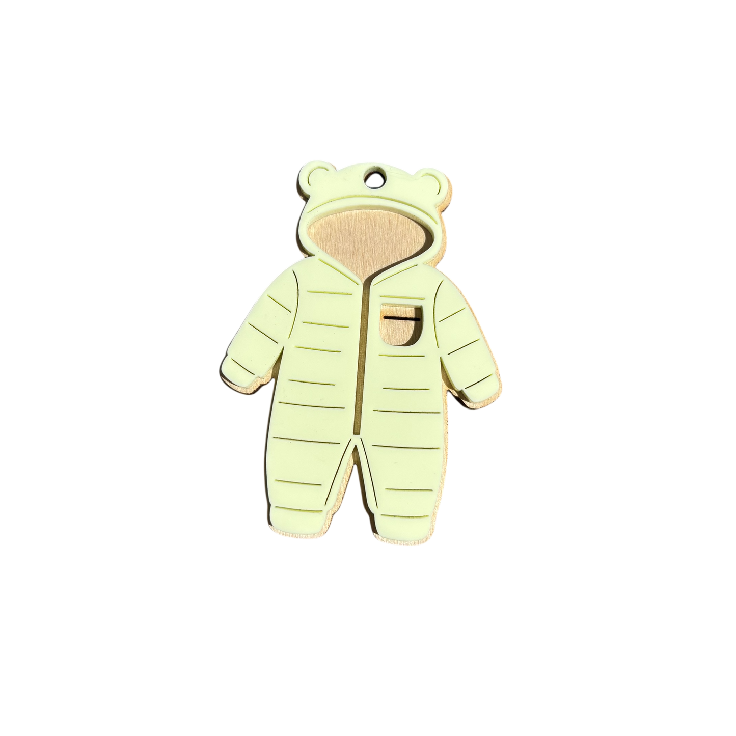 Personalized Baby Snowsuit Ornament – Custom Name Tag • Laser Engraved Keepsake