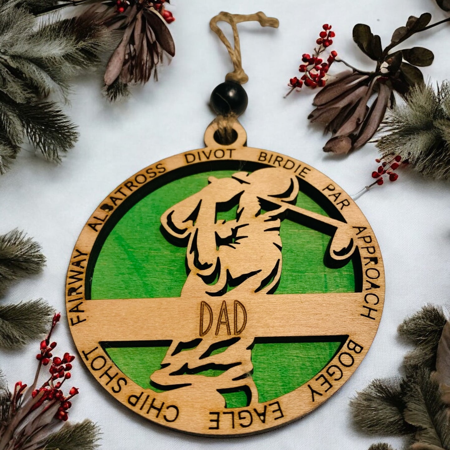 Personalized Sports Ornaments – Custom Name and Number